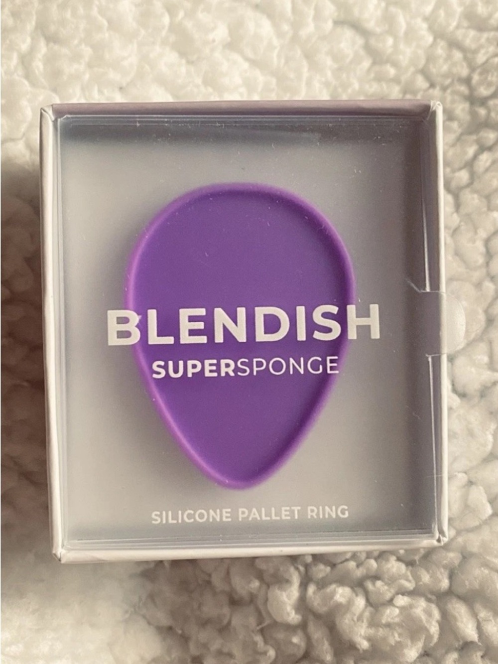 NIB Lot-5 Blendish Supersponge Silicone Pallet Ring Purple Blending Foundation